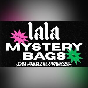 DRESSED IN LALA XS MYSTERY BAG THREE ITEMS ALL NWT BUNDLE APPAREL ACCESSORIES